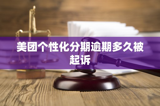 美团个性化分期逾期多久被起诉