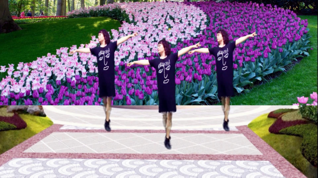 零基础三步舞教学《丁香花》，背面演示和口令分解，适合初学者